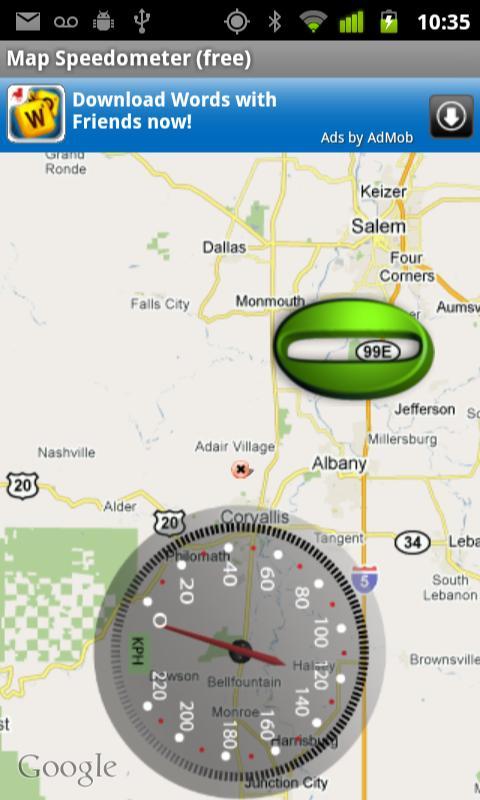 Map Speedometer