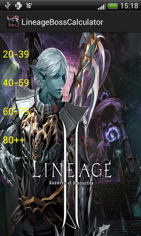 Lineage Boss Calculator