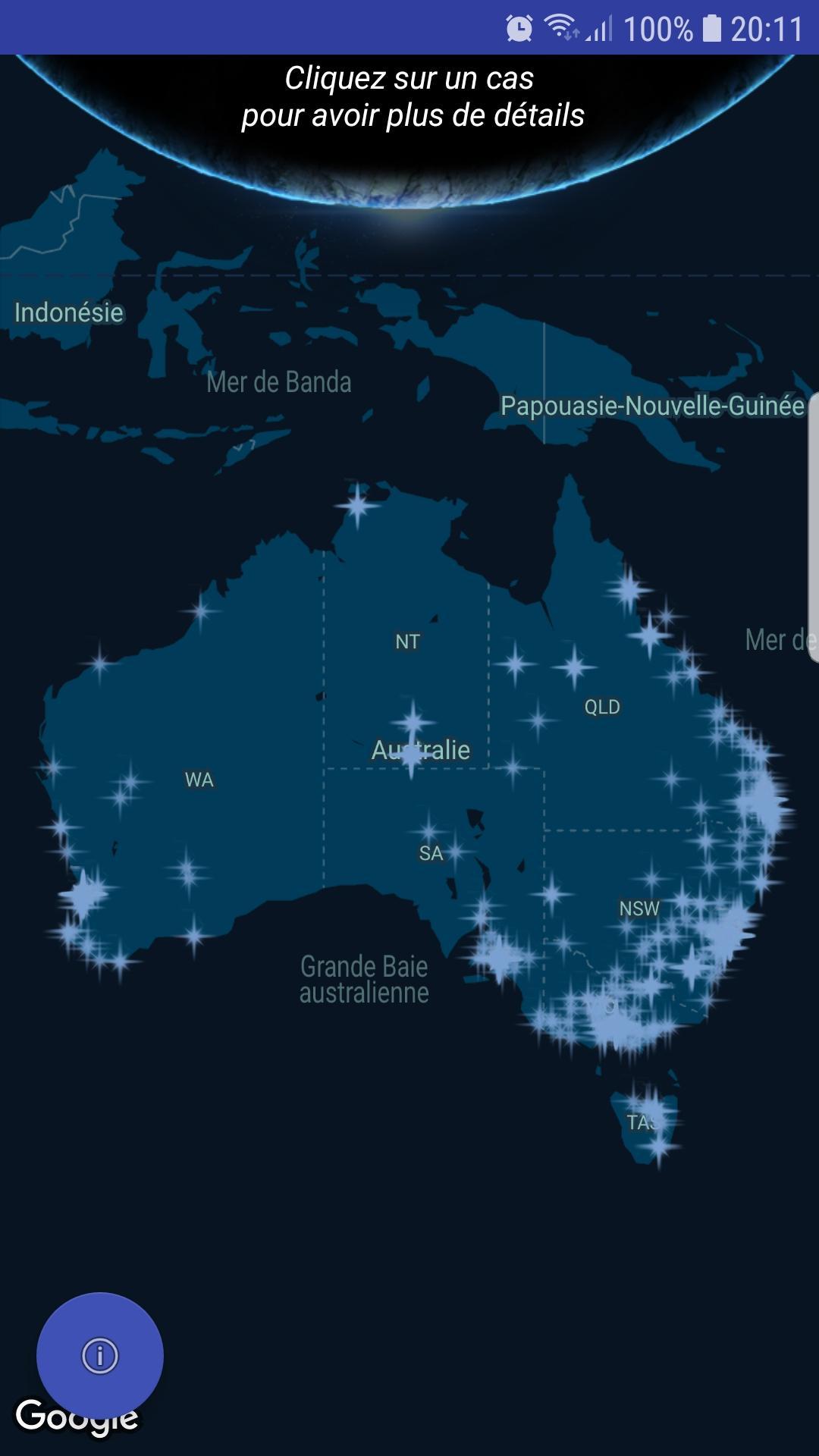 UFO: The Australia map