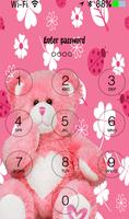 Cute bear love lock screen