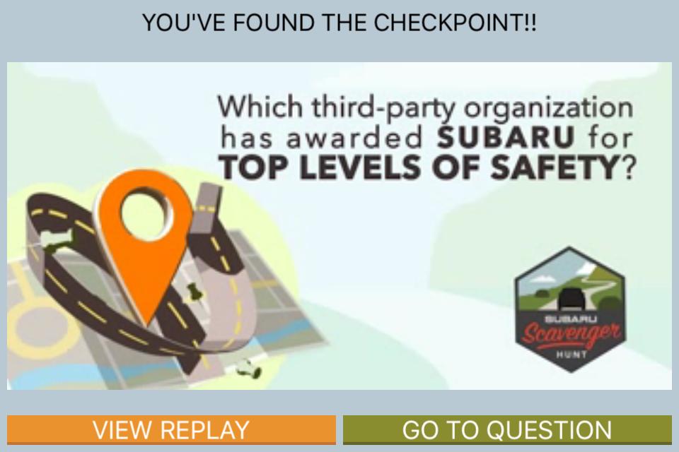 Subaru Scavenger Hunt