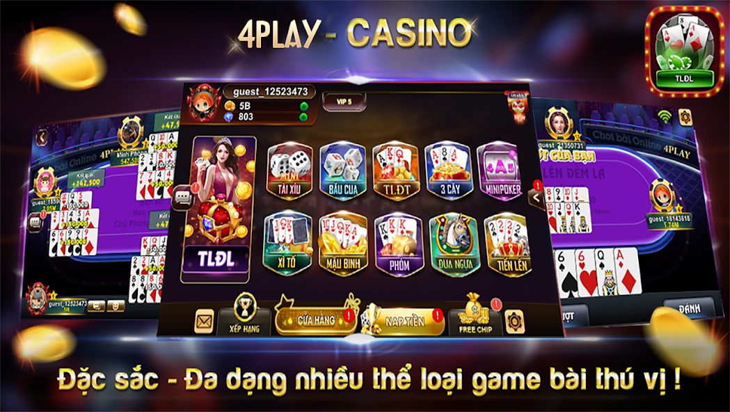 4Play - Tien Len Dem La Online