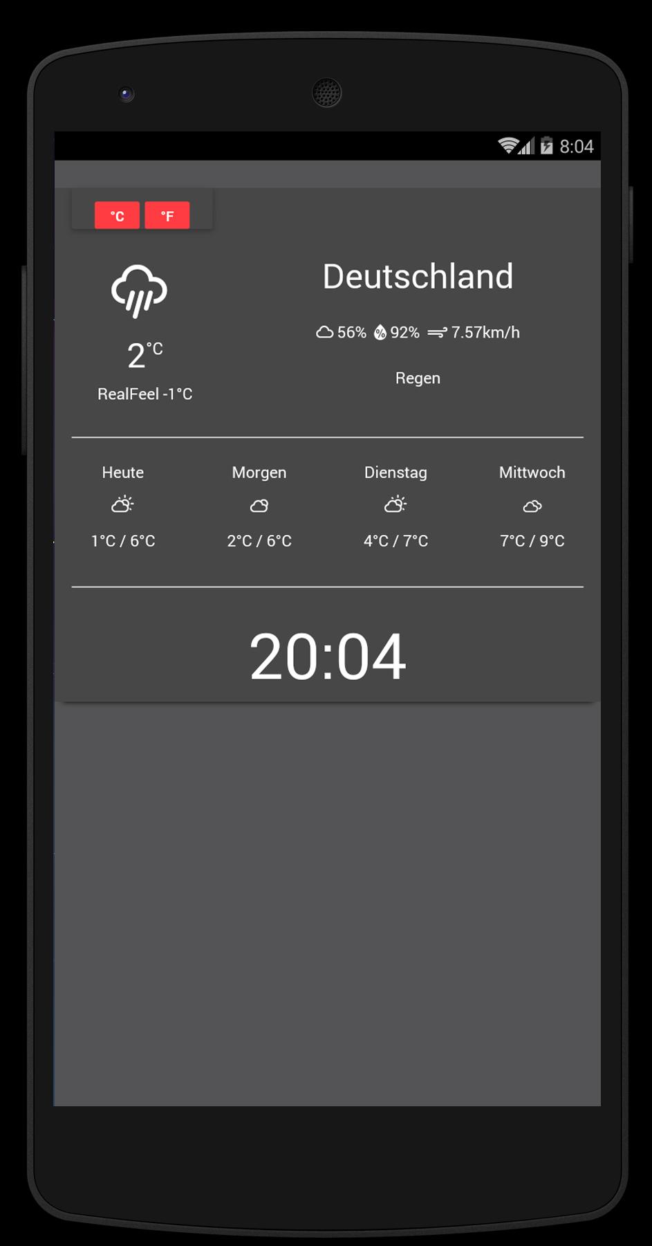 Das Wetter in Karlsruhe