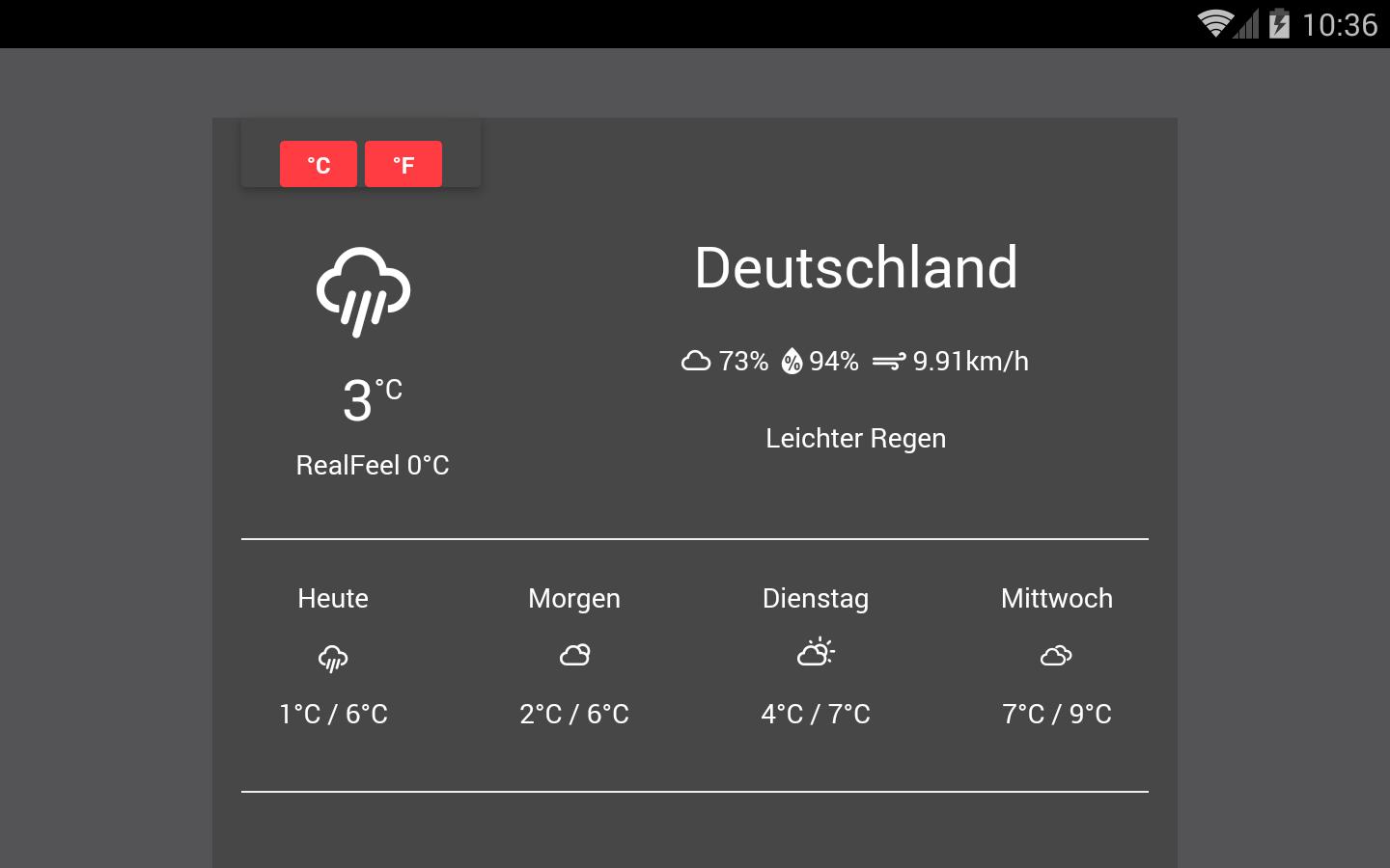 Das Wetter in Karlsruhe