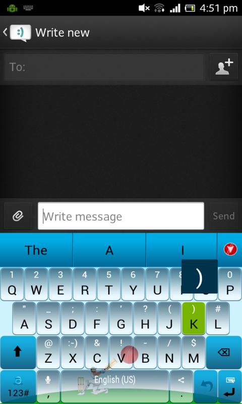 Adaptxt Phone Cricket Theme