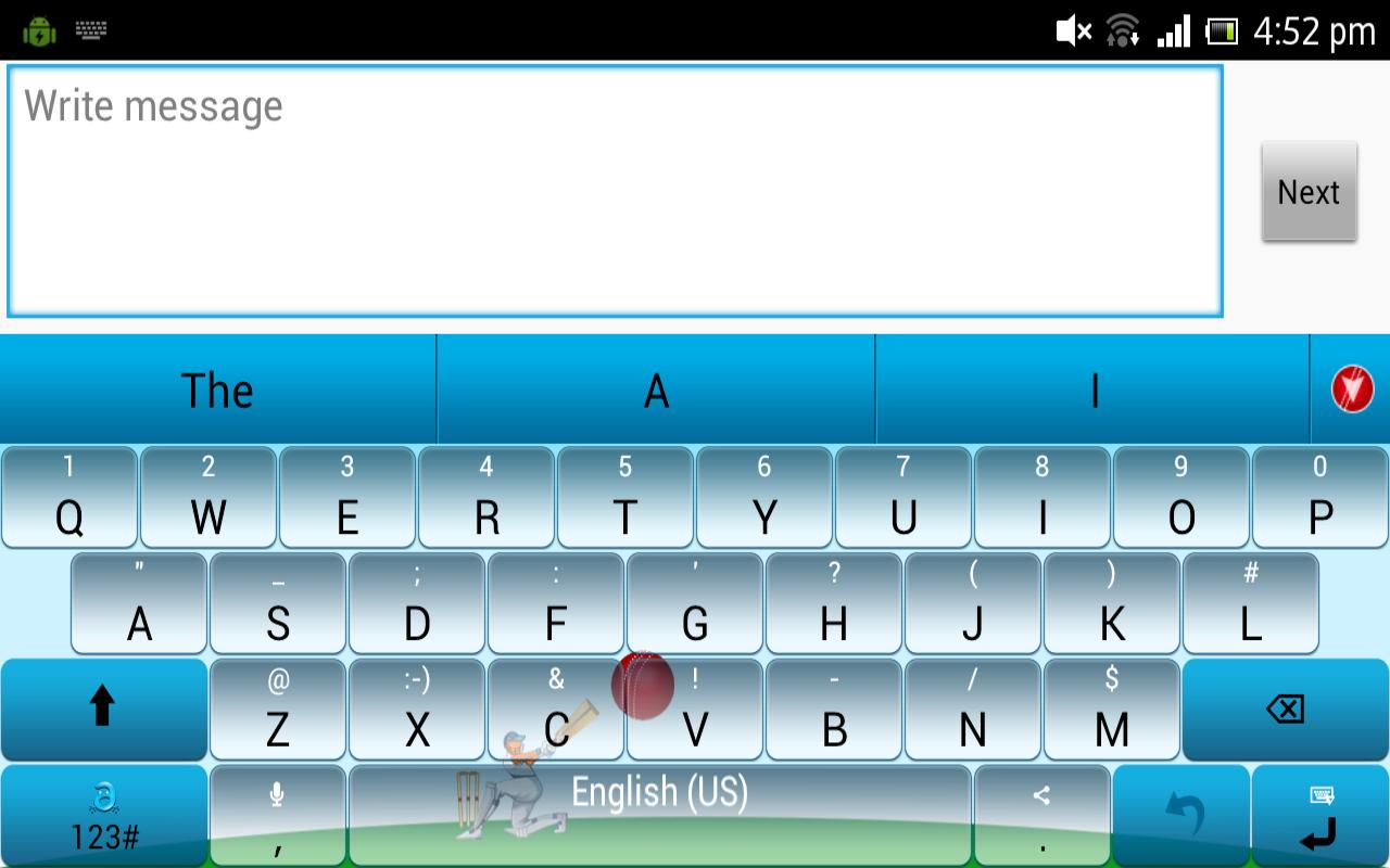 Adaptxt Phone Cricket Theme
