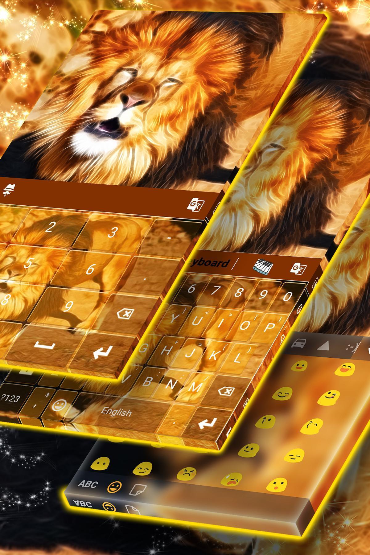 Lion Keyboard Theme