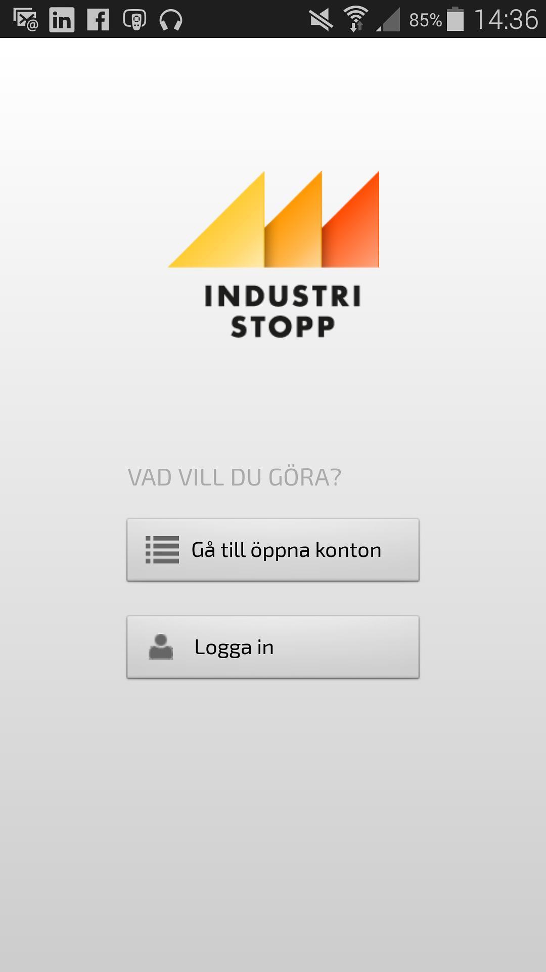 Industristopp