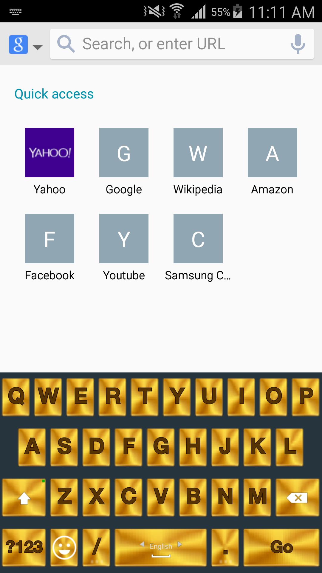 Gold Emoji Keyboard Emoticons