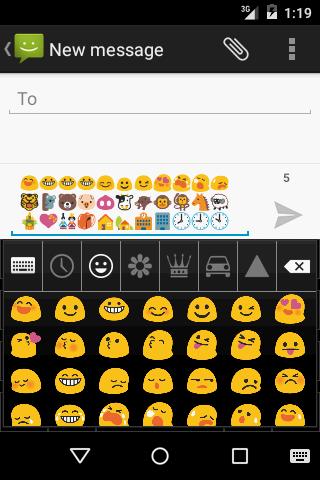 Gold Emoji Keyboard Emoticons