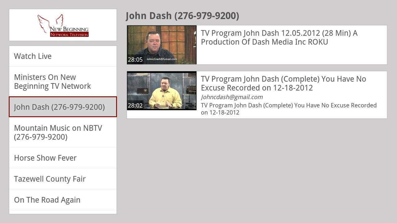 New Beginning TV Network