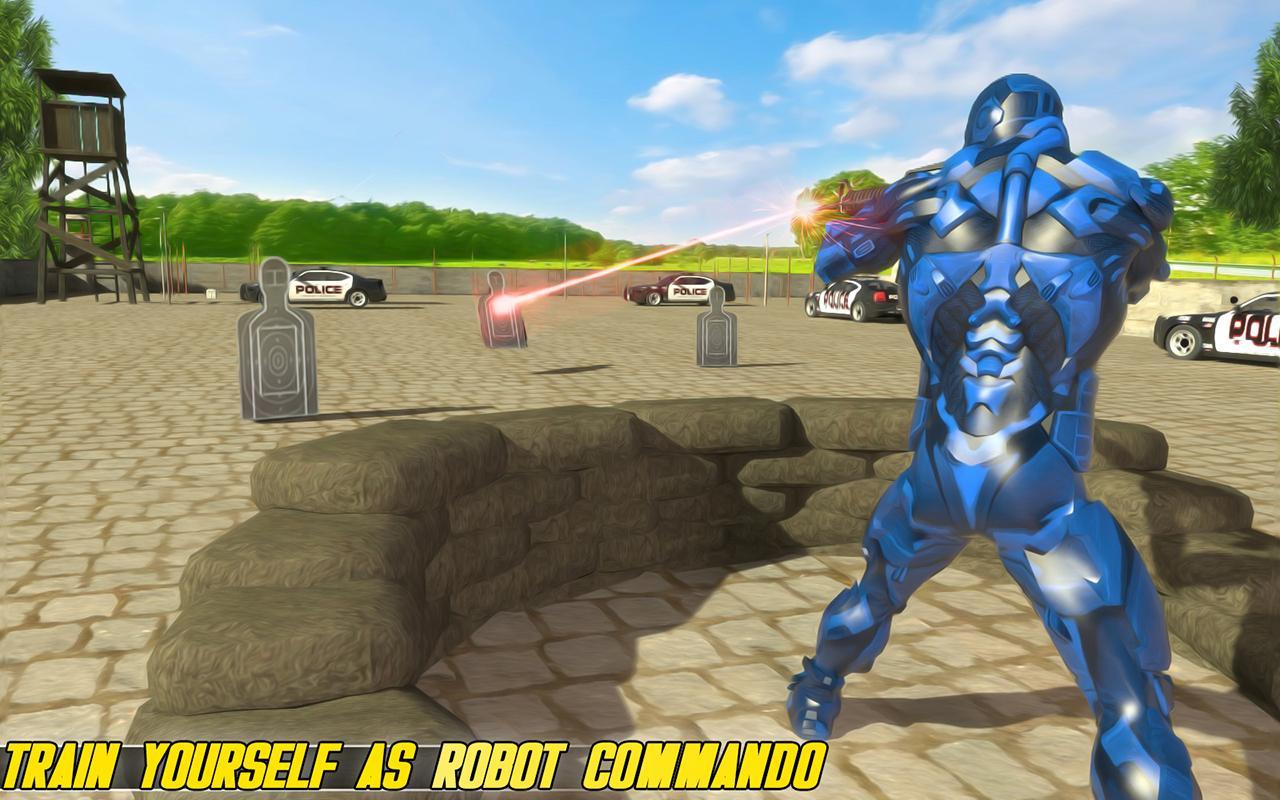 Police Robot Cop Duty School Training Game