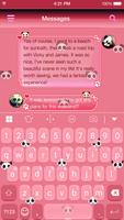 Pink Lovely Panda Eva Keyboard