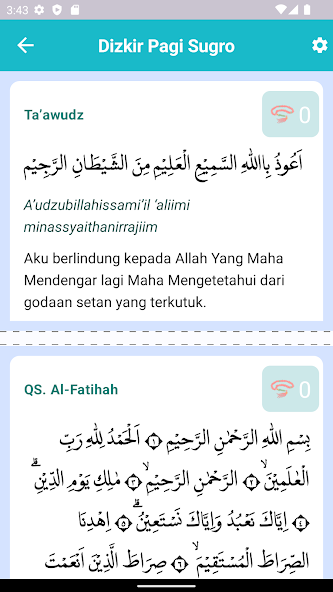 Doa Al-Ma'tsurat Pagi & Petang