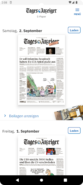 Tages-Anzeiger E-Paper