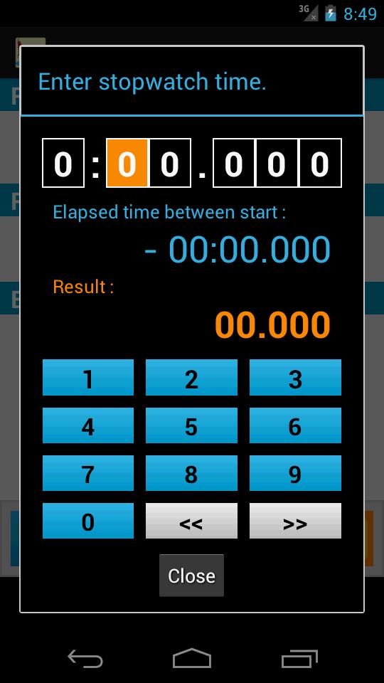 Sprint Start Timer