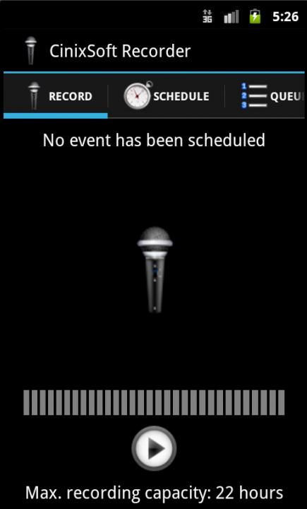 Schedule Voice Recorder