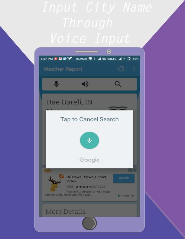 Weather Voice Report