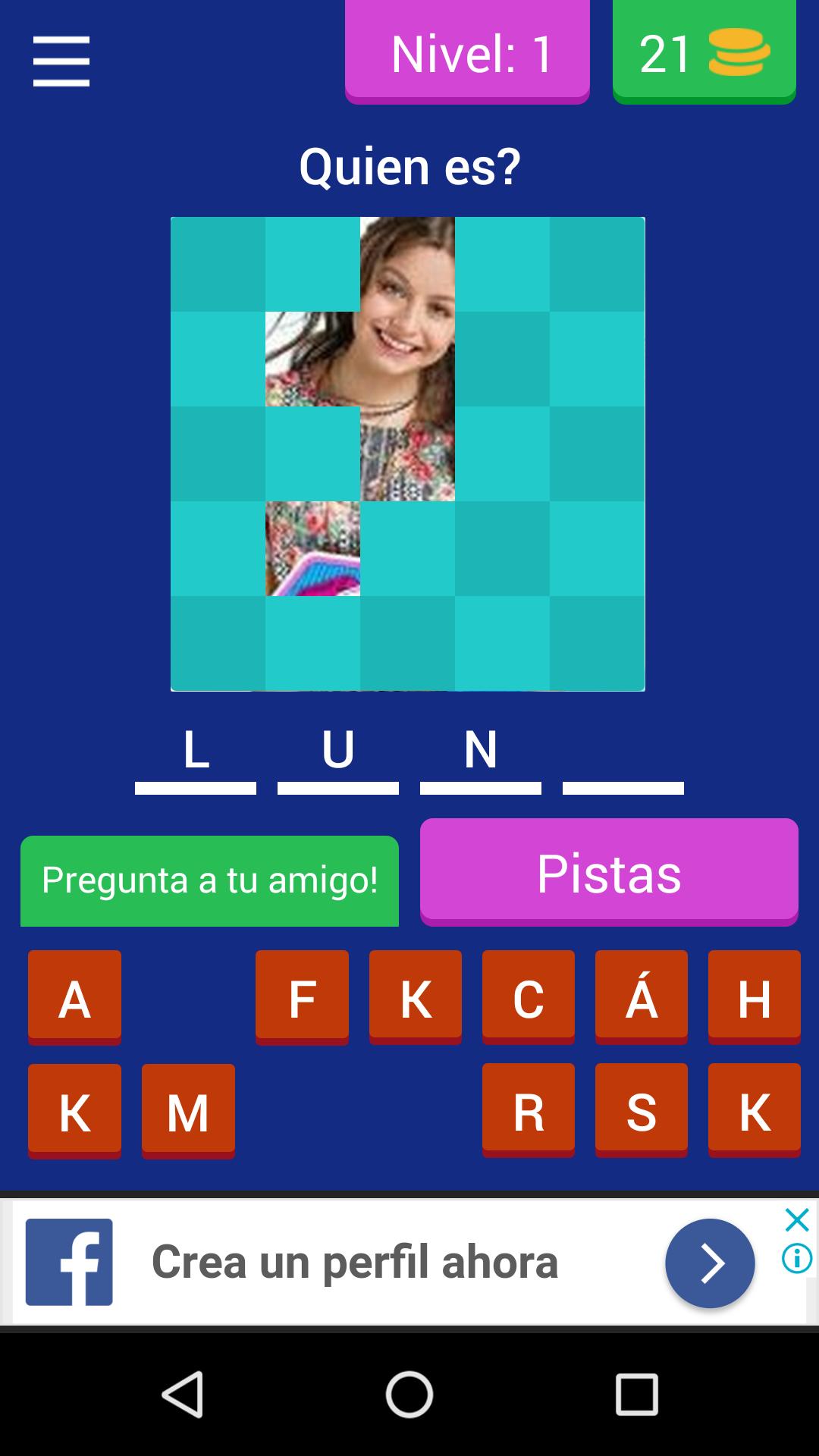 Adivina personaje Soy Luna