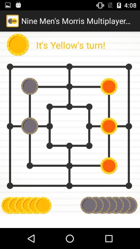 Nine Men's Morris Multiplayer Game -9 Kukri Puzzle