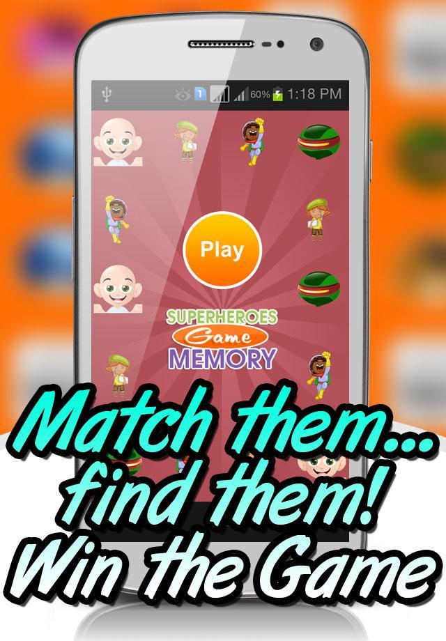 Memory Game: Superheroes!