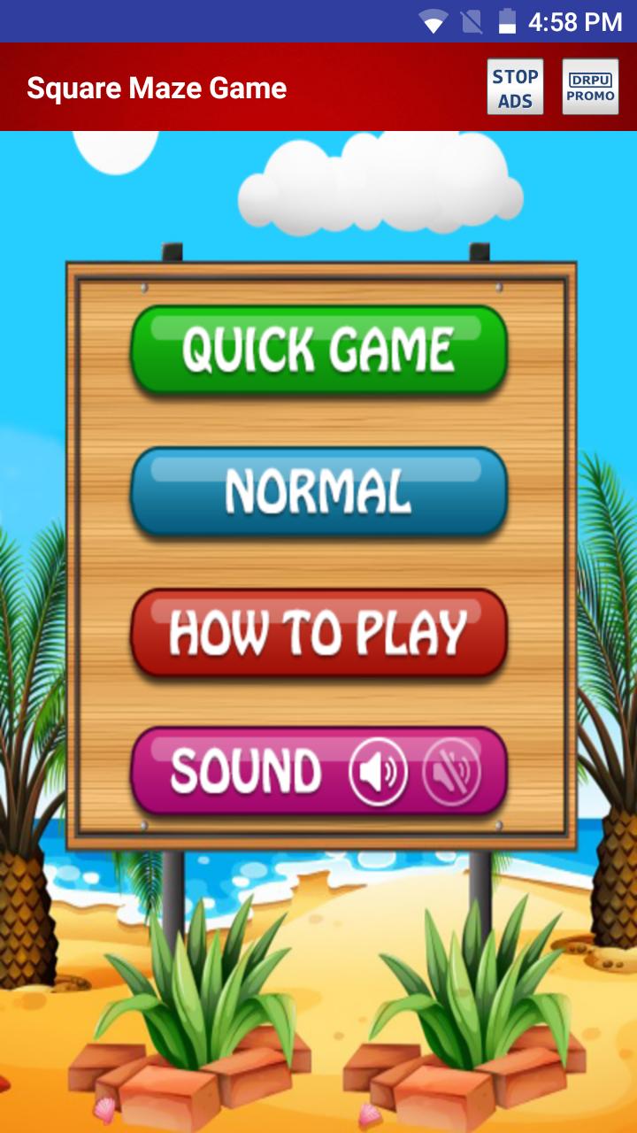 Free Square Maze Game for Android Mobile & Tabs
