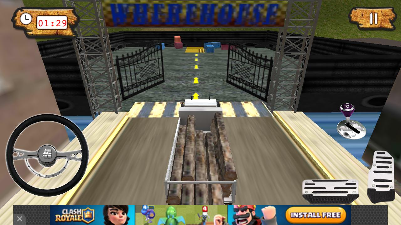 Jungle Wood Cargo Truck 3D