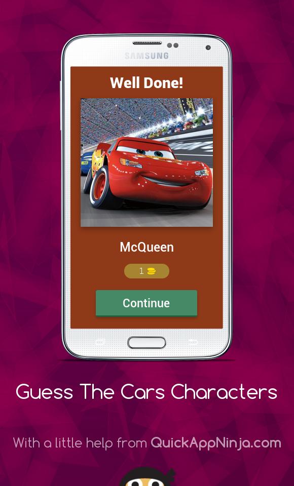 Guess The CARS Characters