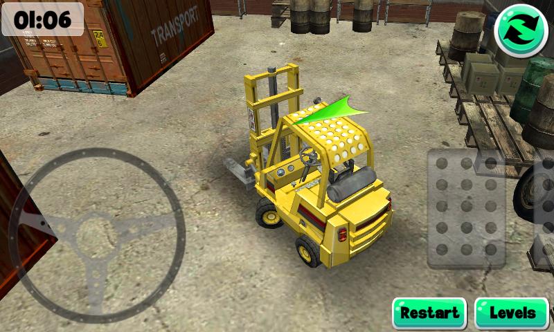 3D Forklift Driving
