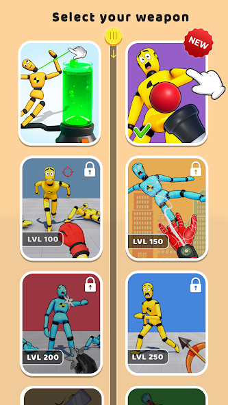 Puppet Bone Smashing Game