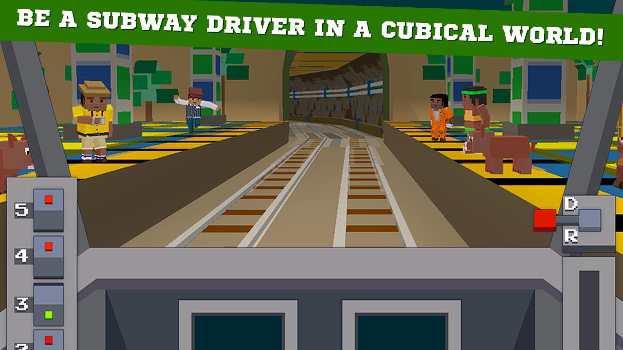 Cube Subway Train Simulator 3D