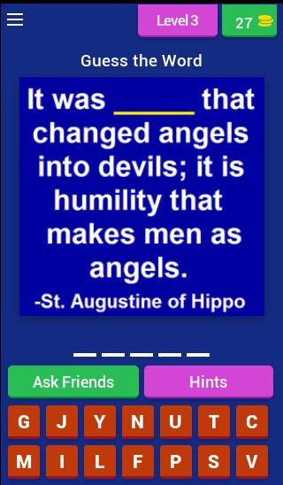 Saint Quotes (Catholic Game)
