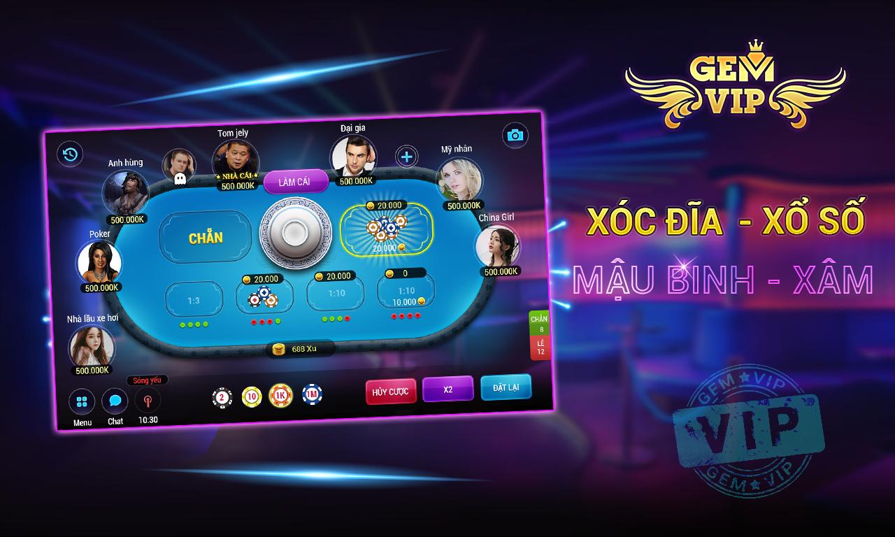 Gem VIP - Game Bai Doi Thuong