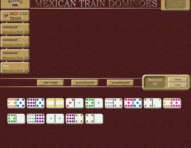 Mexican Train Dominoes