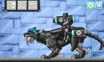Dino Robot - Smilodon Black