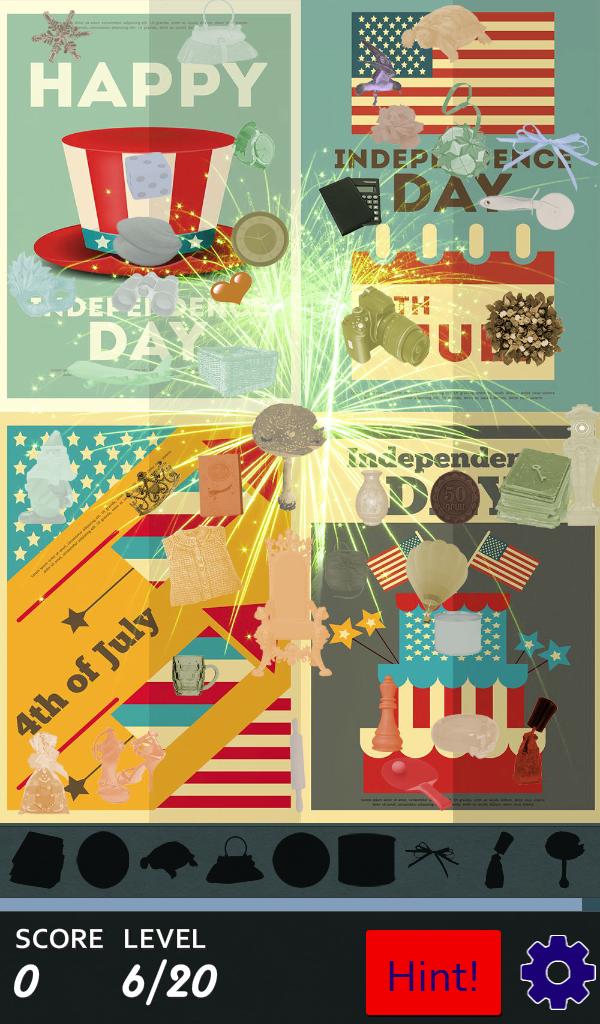 Hidden Object: Stars & Stripes