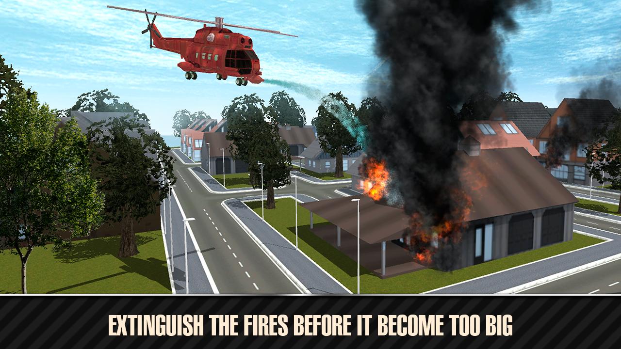Fire Helicopter Simulator 3D