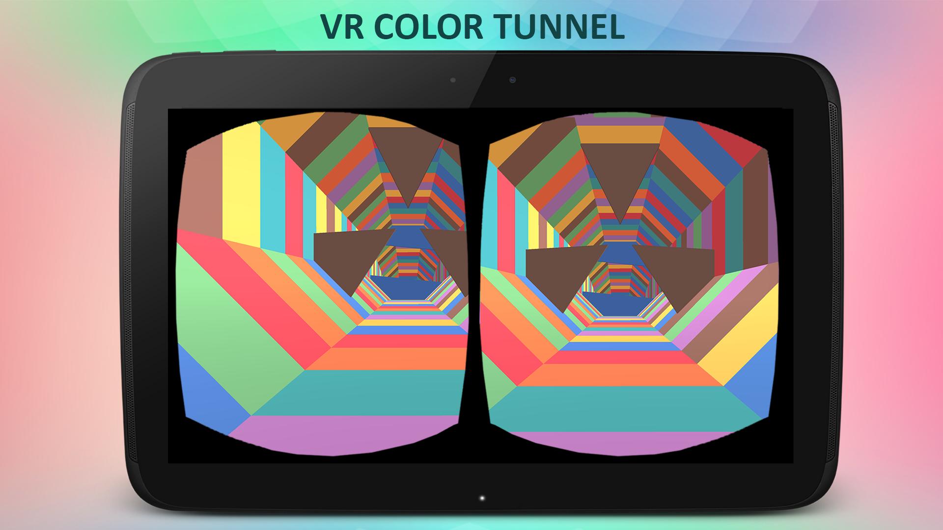 Extreme VR Space Color Tunnel