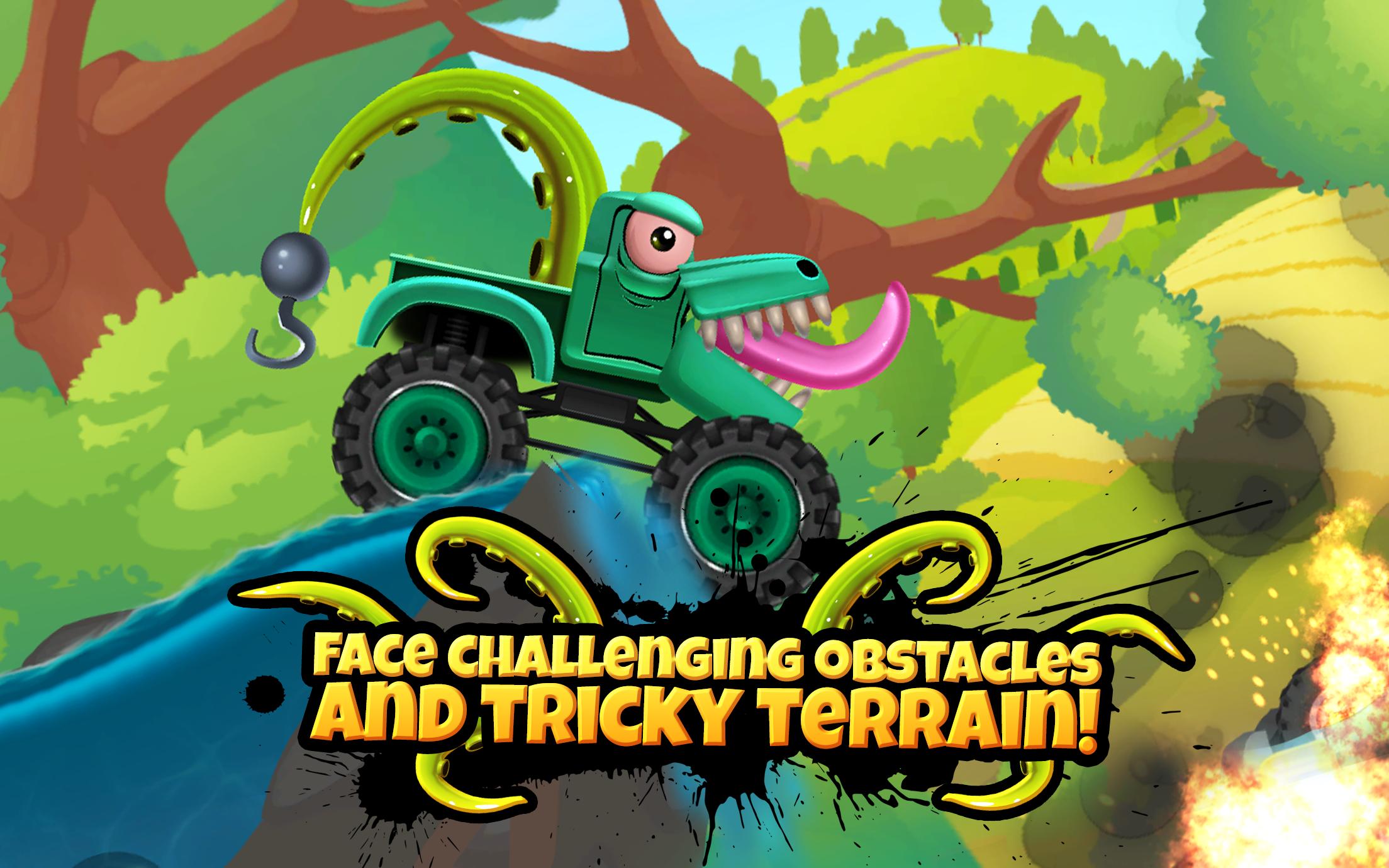 Monster Truck Kids 5: Crazy Cartoon Race