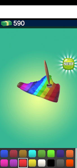 Sneaker 3D Painting Art DIY