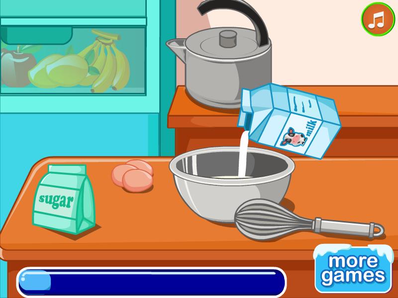 Ice cream maker cooking games