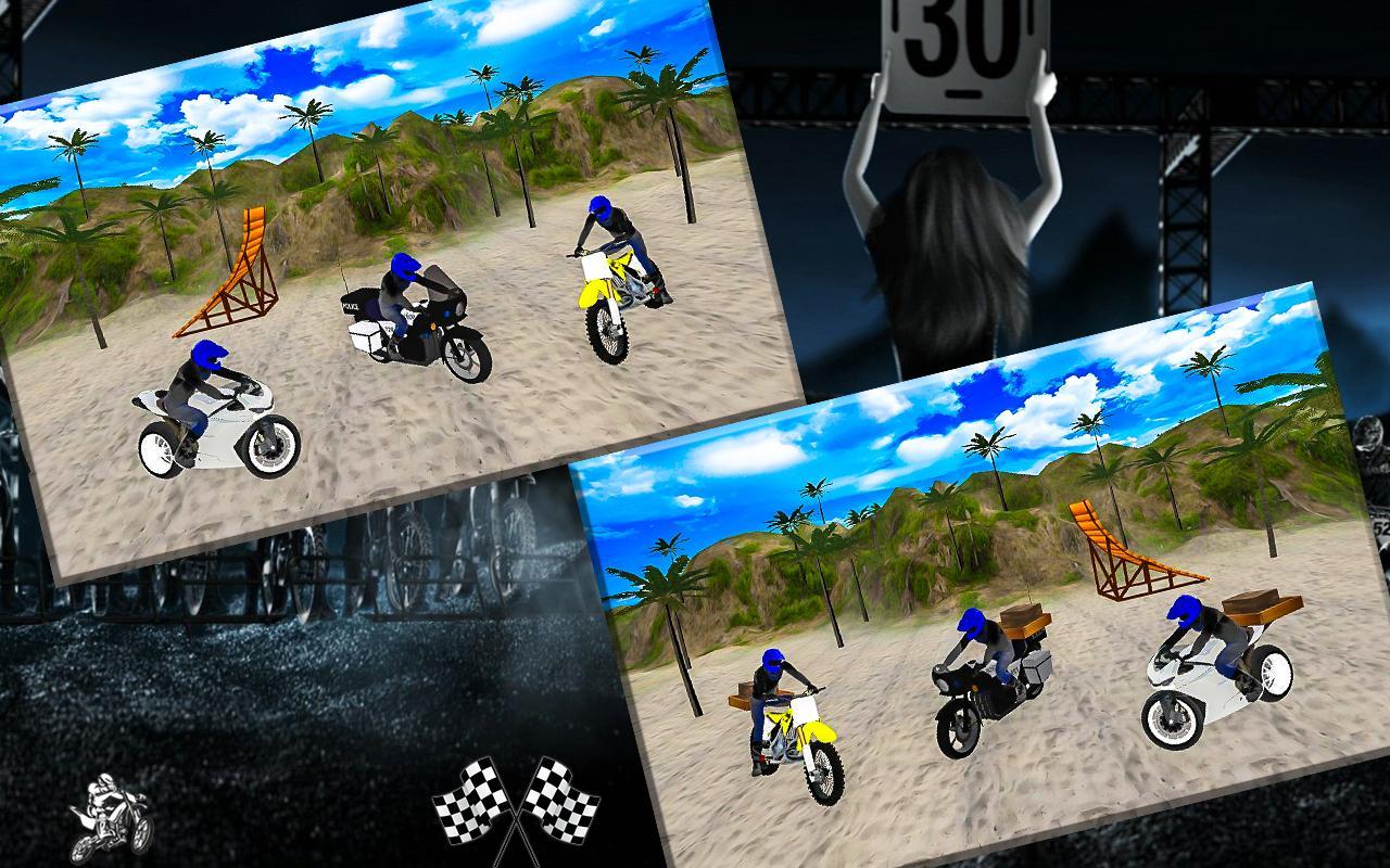 Motocross Jump Beach Adventure
