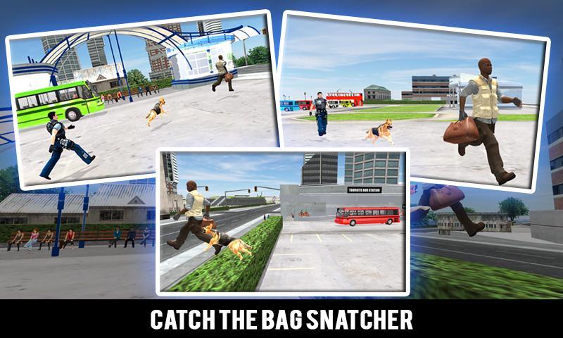 Police Dog Tourist Bus Station