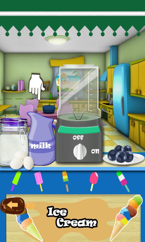 Frozen ice cream cooking games