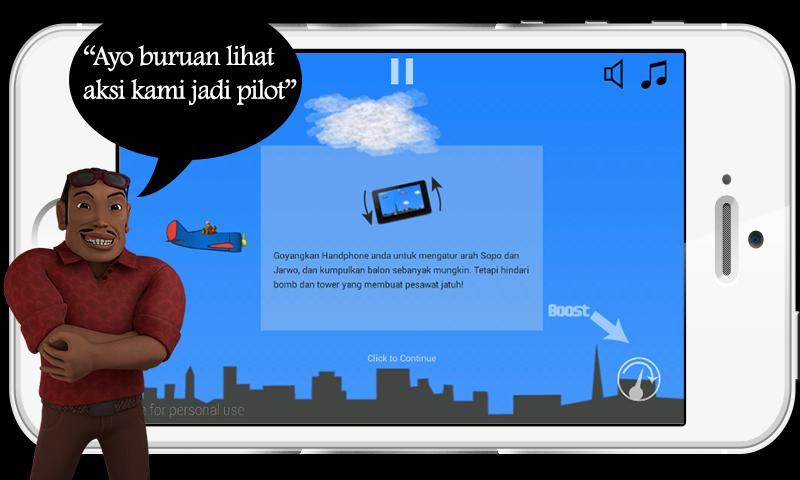 Sopo Jarwo Jadi Pilot