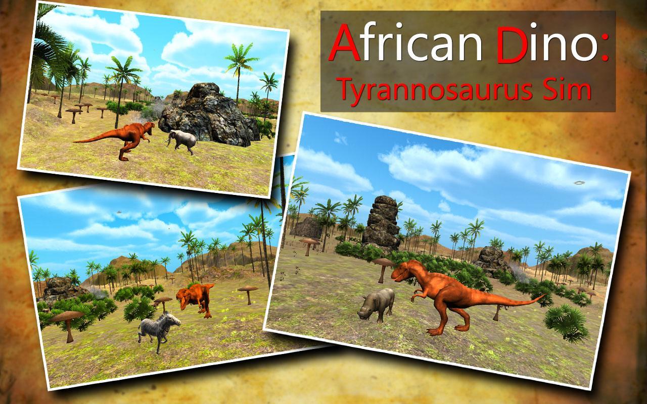 African Dino Tyrannosaurus Sim