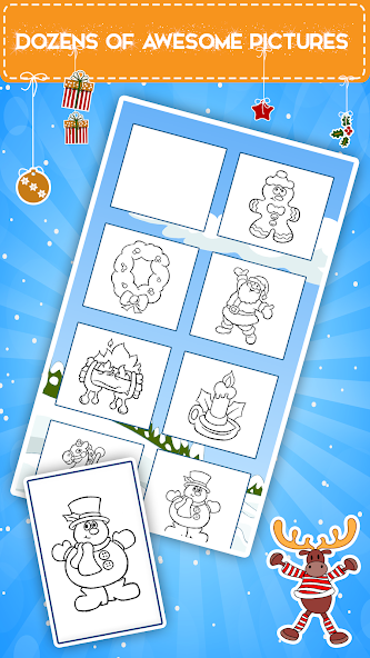 Kids coloring book:  Christmas