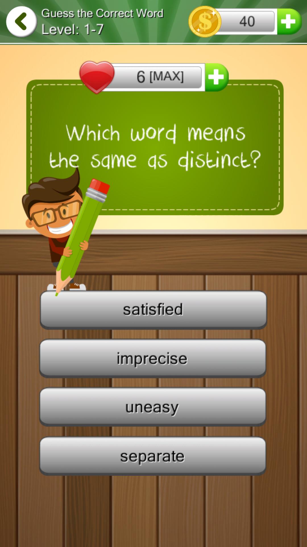 Guess the Correct Word