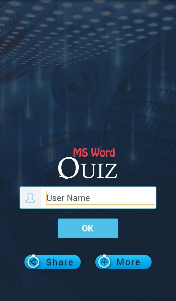 MS Word Offline Quiz