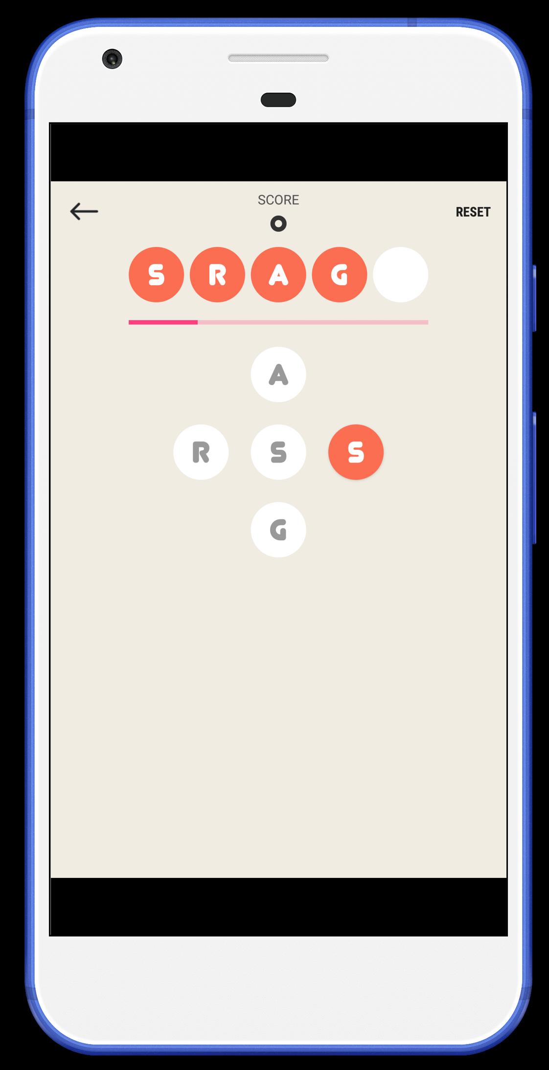 Word games free find the five letters anagram:2019